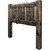 Lima Live Edge Headboard with Jacobean Stain - Cal King
