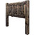 Lima Live Edge Headboard with Jacobean Stain - King