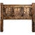 Lima Sawn Headboard with Iron & Provincial Stain - Twin