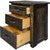Lima Sawn 3 Drawer Chest with Iron - Jacobean Stain