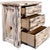 Lima Live Edge 3 Drawer Chest - Clear Lacquer