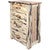 Lima Live Edge 4 Drawer Chest - Clear Lacquer