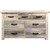 Lima Sawn 7 Drawer Dresser with Iron & Clear Lacquer