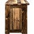 Lima Live Edge 30 Inch Nightstand with Iron - Provincial Stain