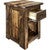 Lima Live Edge 30 Inch Nightstand with Iron - Provincial Stain