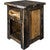 Lima Live Edge 30 Inch Nightstand - Jacobean Stain