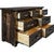 Lima Sawn 7 Drawer Dresser with Iron & Jacobean Stain