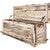 Lima Live Edge 4 Foot Blanket Chest - Clear Lacquer