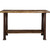 Lima Console Table with Shelf & Provincial Stain - Copper Creek Legs