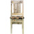 Lima Live Edge 18 Inch Dining Side Chair - Clear Lacquer