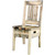 Lima Live Edge 18 Inch Dining Side Chair - Clear Lacquer