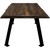 Lima Coffee Table with Blackstone Iron Legs - Jacobean Stain