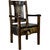 Lima Live Edge 32 Inch Dining Side Chair - Jacobean Stain