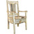 Lima Live Edge 32 Inch Dining Side Chair - Clear Lacquer