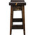 Lima 30 Inch Saddle Barstool - Jacobean Stain