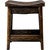 Lima 30 Inch Saddle Barstool - Jacobean Stain