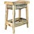 Lima Counter Height Saddle Barstool - Clear Lacquer