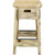 Lima 30 Inch Backless Barstool - Clear Lacquer