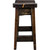 Lima Counter Height Saddle Barstool - Jacobean Stain