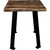 Lima Live Edge End Table with Provincial Stain - Blackstone Legs