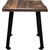 Lima Live Edge End Table with Provincial Stain - Blackstone Legs