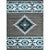 Hacienda Graphite Rug - 2 x 3