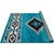 Hacienda Turquoise Rug - 5 x 7