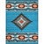 Hacienda Sky Blue Rug - 8 x 10