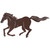 Mustang Run Metal Wall Art