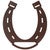 Lucky Horseshoe Metal Wall Art
