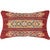 Tribal Stripes Oblong Accent Pillow - Red