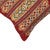 Tribal Stripes Square Accent Pillow - Red