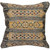 Tribal Stripes Square Accent Pillow - Black
