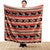 Black Stallion Plush Throw