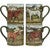 Horse Farm Mugs - Set of 4