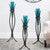 Stillwater Floor Vases w/ Turquoise Glass