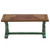 Turquoise Creek Tooled Leather Bench