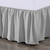 Light Gray Bedskirt - Queen