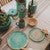 Turquoise Dream Patina Ceramic Bowl
