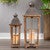 Homespun Wooden Lanterns - Set of 2