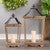 Galveston Wood Lanterns - Set of 2