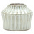 Etched Terracotta Garden Vase - Short