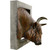 Bowing Bull Head Wall Sculpture