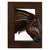 Gentle Copper Right Facing Horse Wall Sculpture