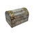 Golden Lattice Wood Chest