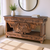 Cowhide Saddlehorn Console