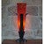 Cracked Glow Accent Lamp - Red