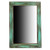 Turquoise Barnwood Mirror