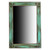 Turquoise Barnwood Mirror