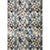 Blue & Gray Geometric Rug - 3 x 5